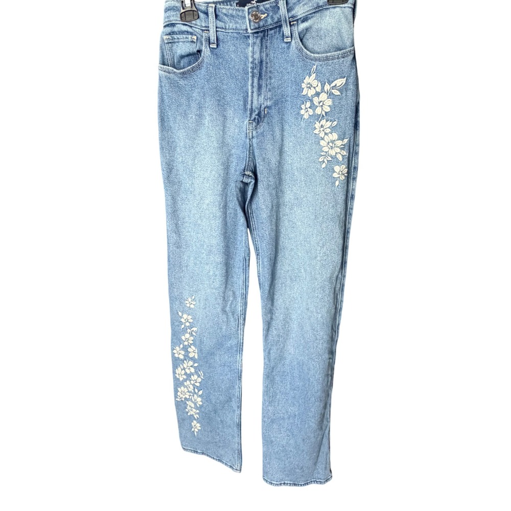 Hollister Floral Embroidered Ultra High-Rise Dad Jean Size 26L